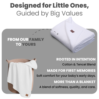 Little Dedi Aleyna GOTS Organic Certified, 70% Organic Cotton - 30% Tencel Off White