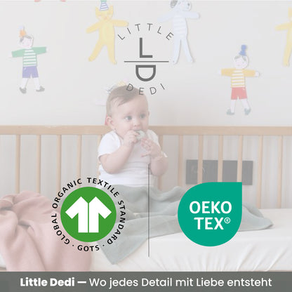 Little Dedi Aleyna GOTS Organic Certified, 70% Organic Cotton - 30% Tencel Green