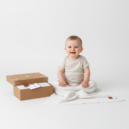 Little Dedi Aleyna GOTS Organic Certified, 70% Organic Cotton - 30% Tencel Off White